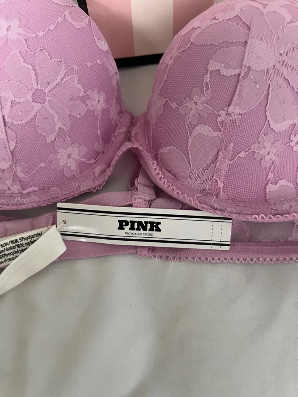 Victoria's Secret Pink Lace Push-Up Bra - Picture 9 of 9